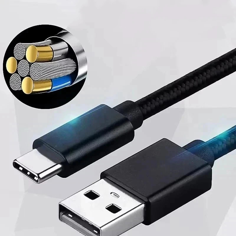 Brand New Braided USB to Type-C Fast Charging Data Charger Cable Quick Shipping