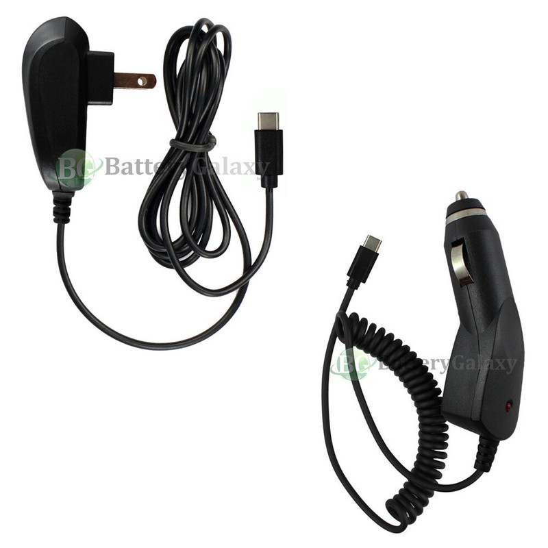 USB Type C Wall+Car Charger for Android Phone Samsung Galaxy Note 10 10+ Plus