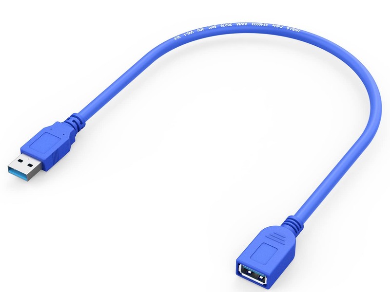 2 Feet Usb 3.0 Extension Cable Male To Female Supports Fast Charging Data Sync gallery