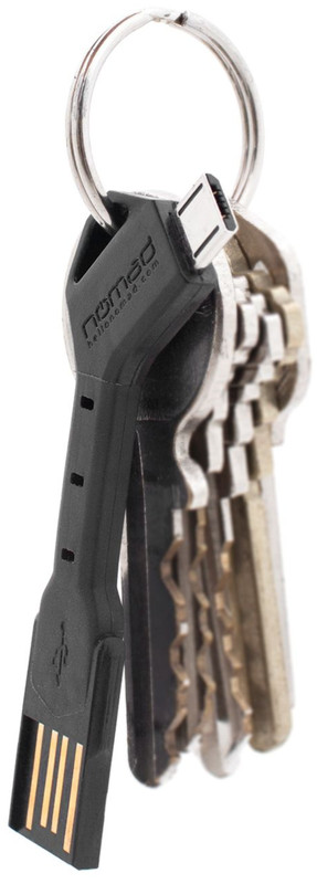 New NOMAD Goods Charge Key Micro USB Eliminate Clutter Convenient Simple Easy