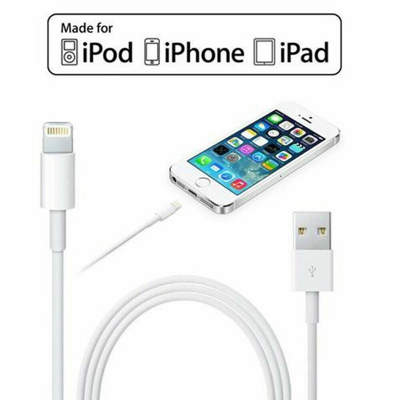 1M 2A USB Charger Charge Cable for Apple iPod iPad iPhone 6 7 8 X XS XR Plus gallery