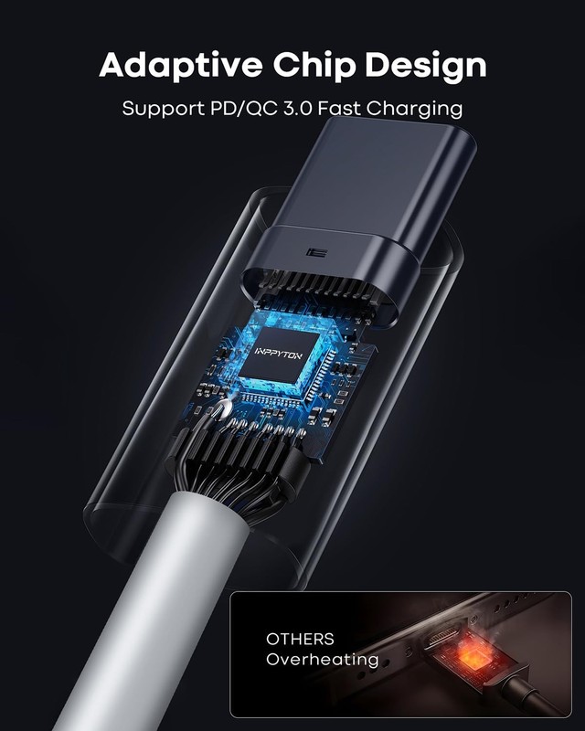 2Pack USB C to C Cable 20FT [60W Fast Charging, Extra Long] 20Ft, White gallery