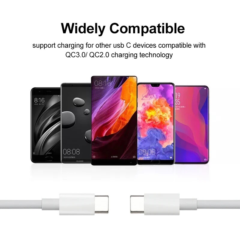 100W Type-C to USB-C Fast Charger Cable Cord Lot For iPhone 15 Pro Max/Samsung gallery