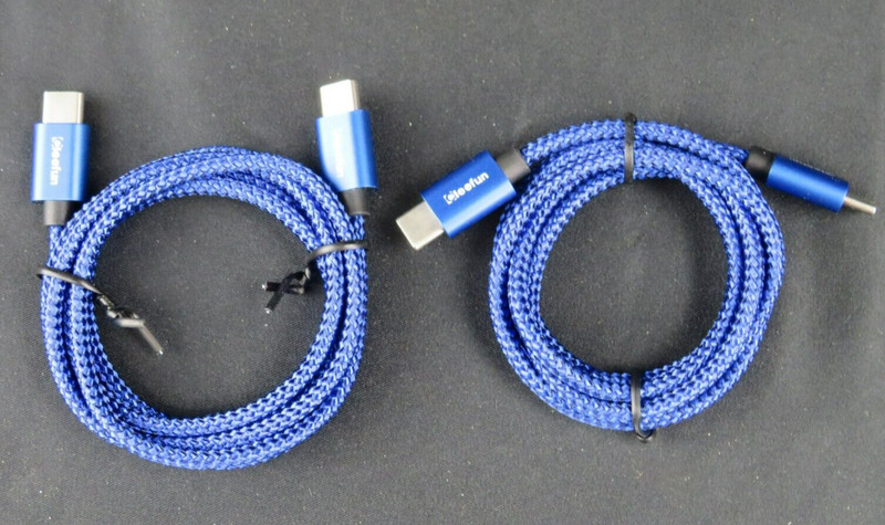 Cleefun USB-C to USB-C Cable – 3FT, Fast Charge, 2 Pack