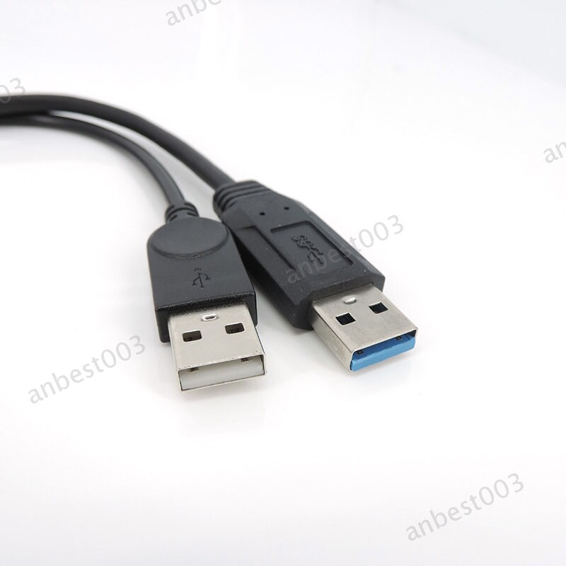 USB 2.0 3.0 A female To Dual USB male 2 Power male Female Splitter Cable gallery