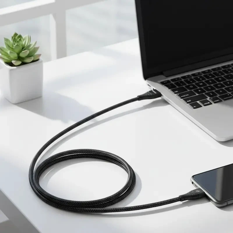 Uptech-1 USB to USB-C Cable - 3ft Hard Braided 20W Fast Charging - Universal gallery