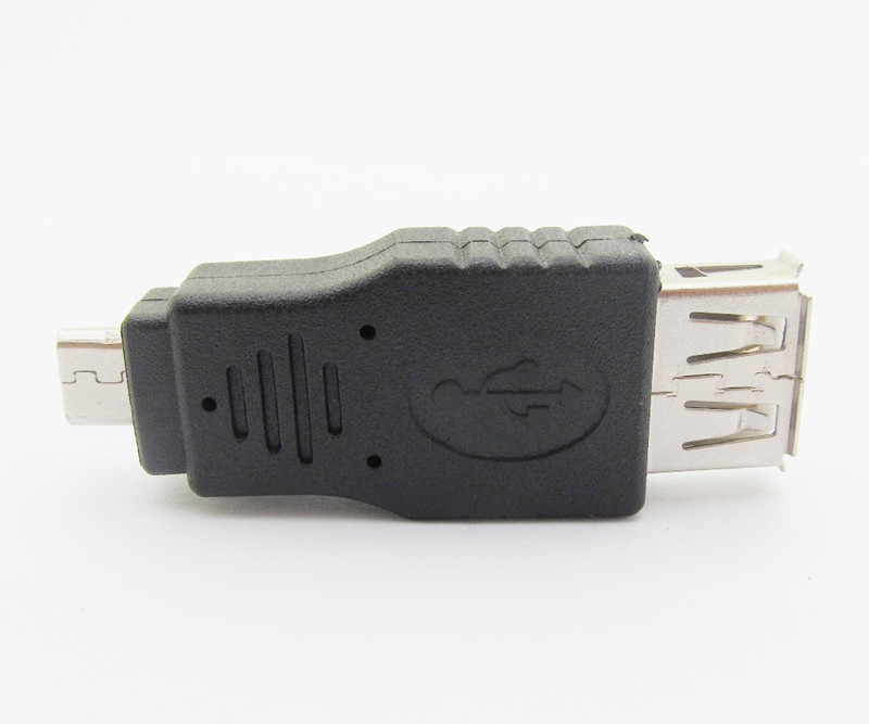 5pcs USB A Type Female to Micro-B Male Plug OTG Adapter Connector gallery