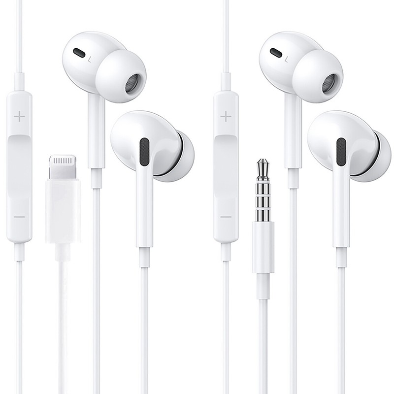 Wired In-Ear Headphones Earphones Earbuds with Mic For Samsung/iPhone/iPad/iPod