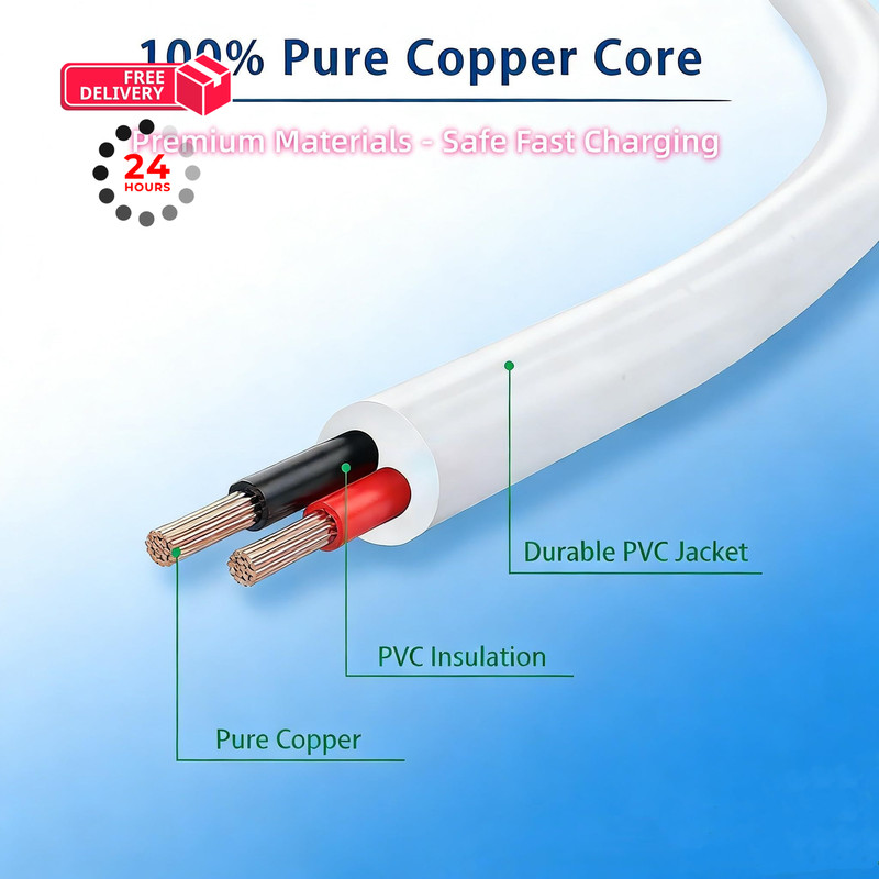 Rlissfiose 2Pack 12mm Rose Charger Magnetic Replacement Cable gallery