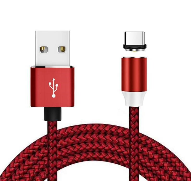 USB 360° Round LED Magnetic Charging Cable Micro USB, USB Tyep C, and iPhone gallery