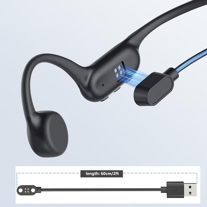 Replacement Charging Cable for Bone Conduction Headphones, Magnetic 4pin Char... gallery