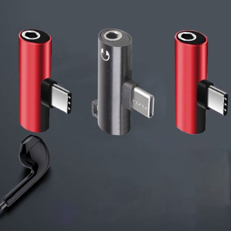 2in1 USB C to 3.5mm Headphone Jack+Type C Charger Adapter for S23-S22 S21-S20 gallery
