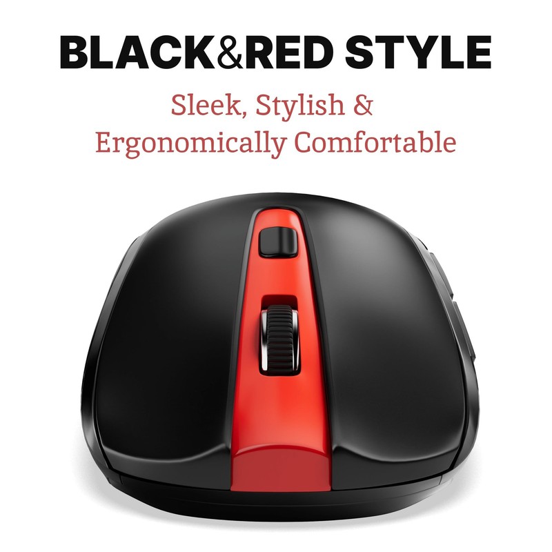 Silent Mouse Wireless - Quiet, Cordless USB Mouse for Laptop, Chromebook & PC gallery