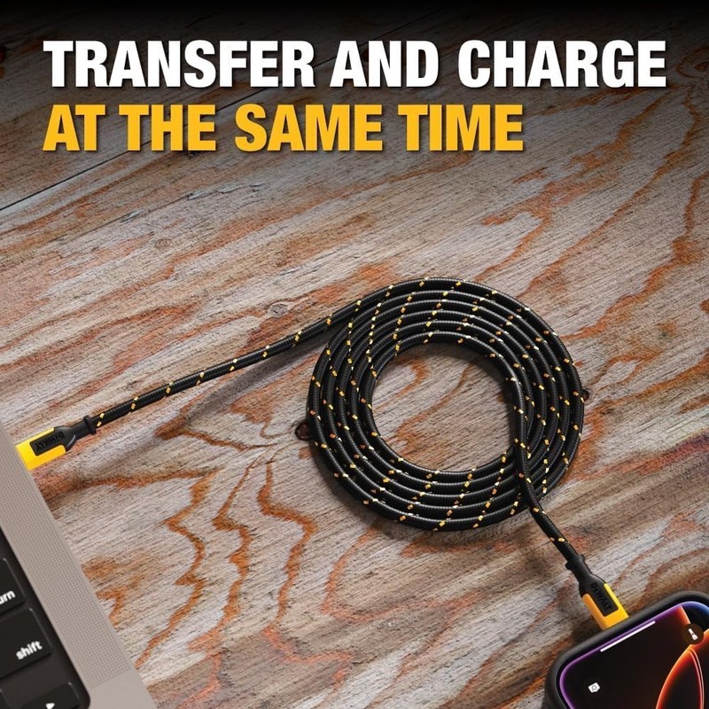Heavy Duty USB to Lightning Cable [Apple Mfi Certified] Durable Iphone Charger, gallery
