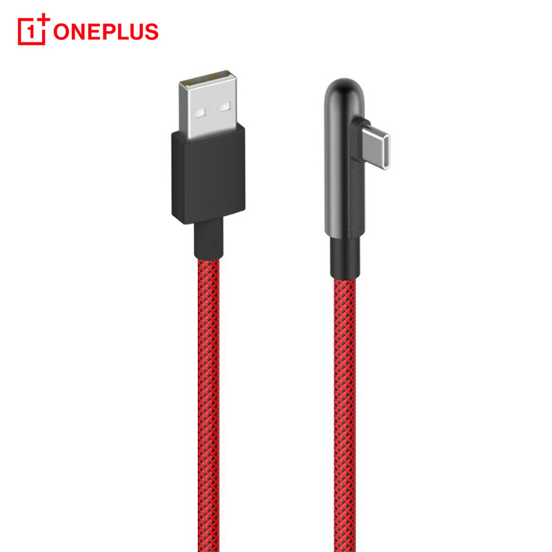 OnePlus USB‑A to Type‑C SUPERVOOC Charging Cable 1m 10A – L‑Shaped Gaming Cable gallery