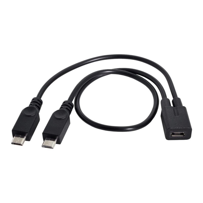 Micro USB 1 to 2 Y Splitter Cable,Micro USB 1 to 2 Charging Extension Cable S…