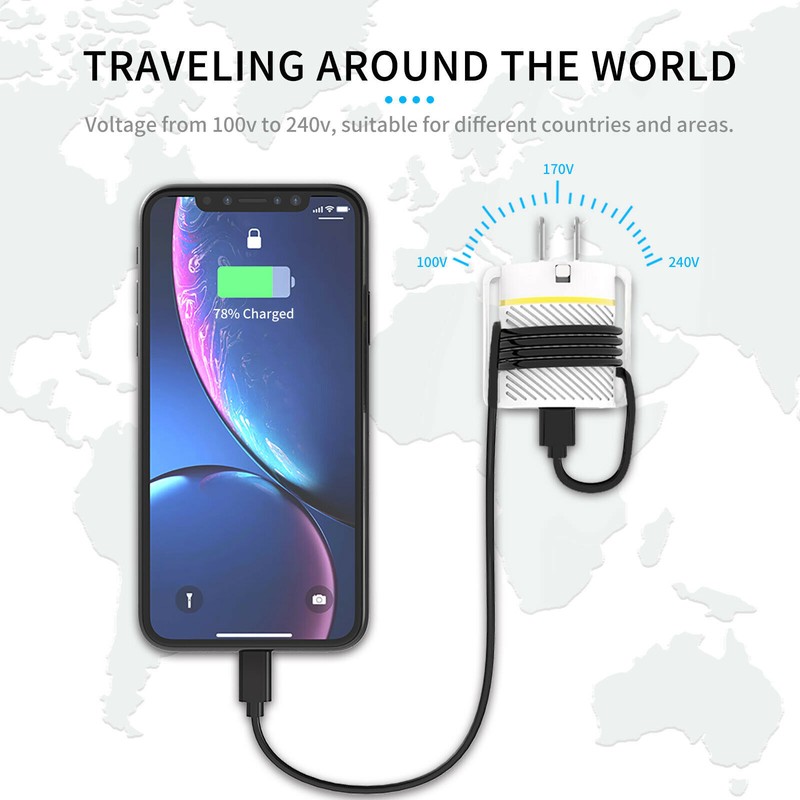 USB Type C 5V 3.1A Fast Travel Wall Charger PD Power Adapter For iPhone iPad Mac gallery