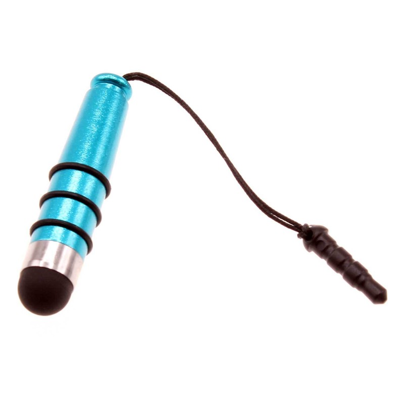 Blue Stylus Touch Pen Aluminum Compact for Cell Phones