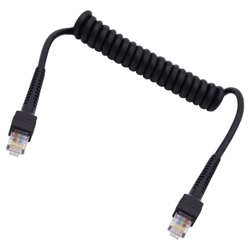 8 Cored Cat6 Shielded Spring Networking Cable for Fast Speed Internet Gaming