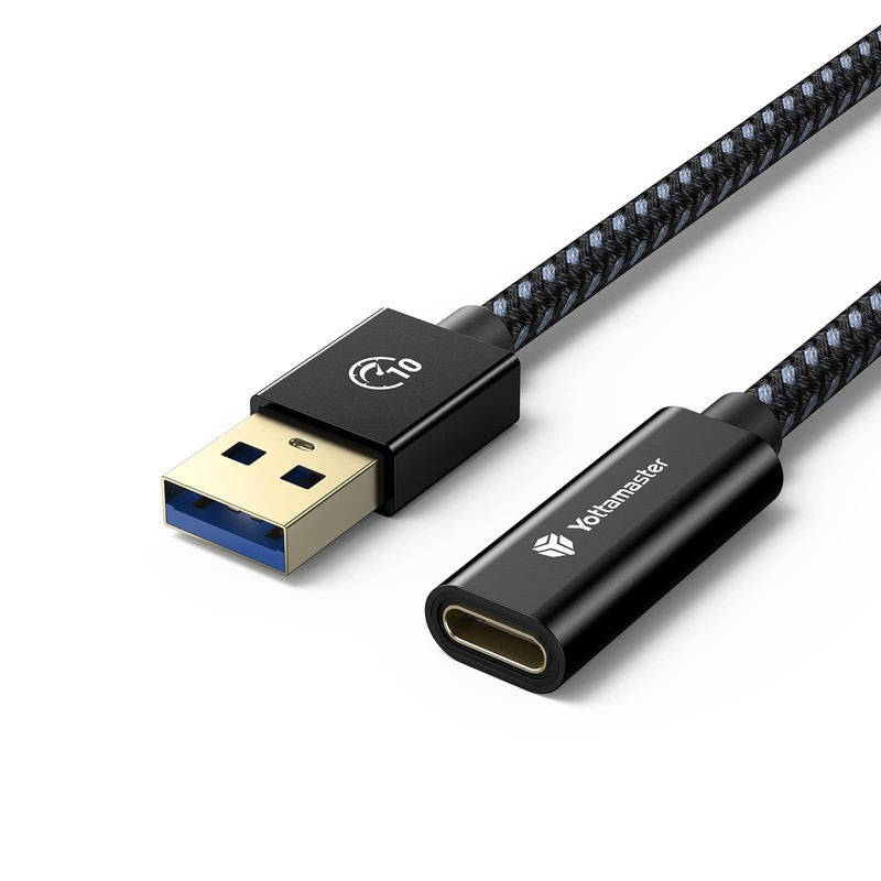 USB C Female to USB Male Adapter, USB C to USB A OTG Cable Adapter 10Gbps, 3....