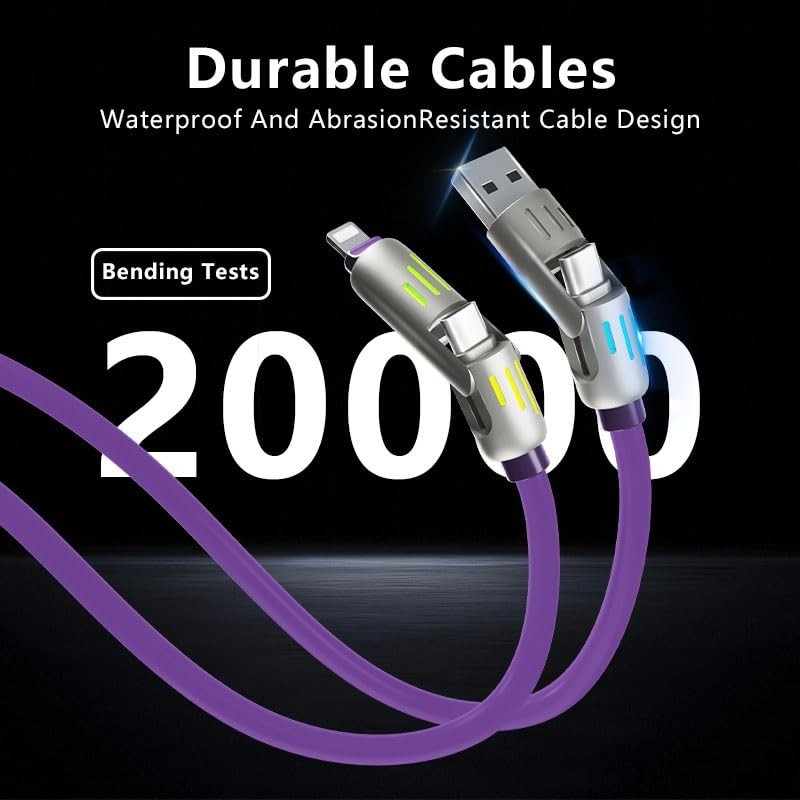 4-in-1 USB C Multi Charger - 240W, 480Mbps, Compatible with iPhone and Samsung gallery