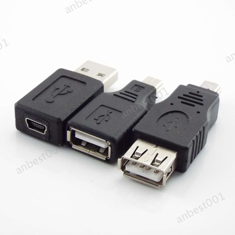 Mini usb b 2.0 A female male 5 pin to USB mini 5pin B A female jack converter gallery