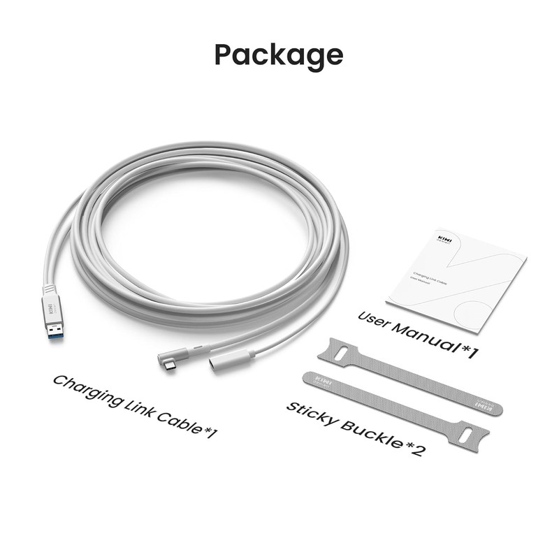 Link Cable with Charging 16FT Compatible with Meta Quest 3S/3/2/Pro/Pico 4 Acces gallery