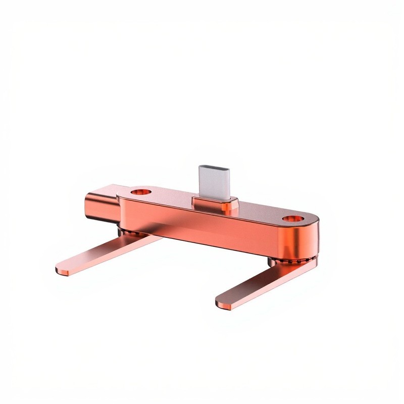 USB-C 240W Charging Adapter with Foldable Phone Stand 6.2 x 1.3 x 2.1 cm gallery