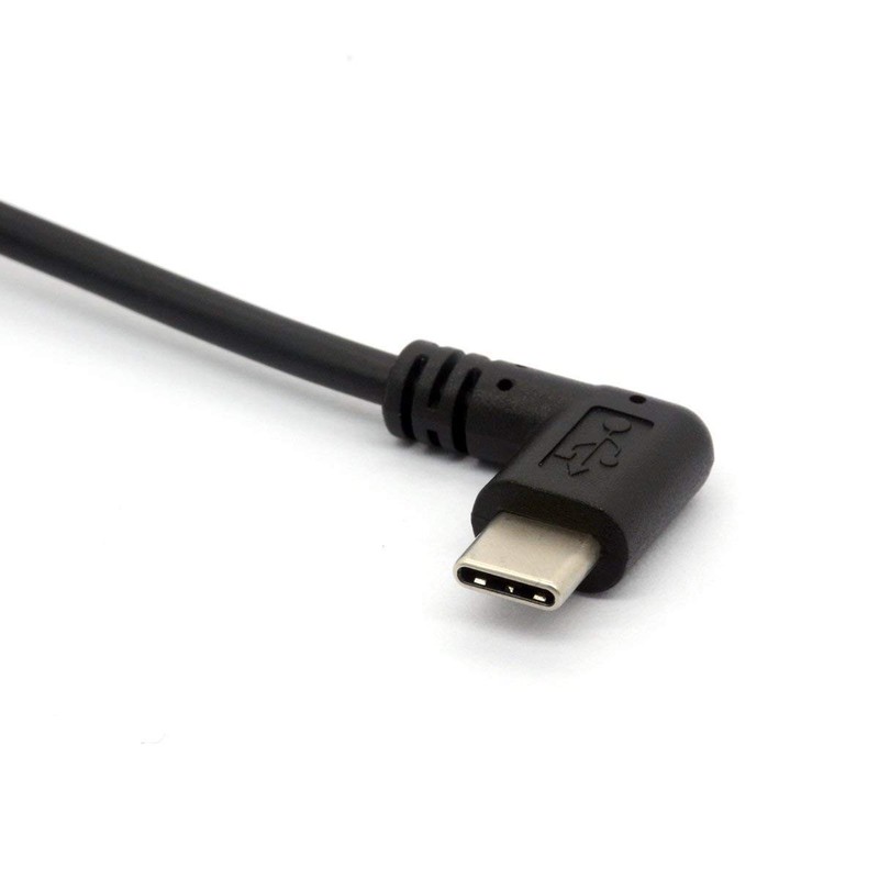 Coiled USB C Cable, Right Angle USB 2.0 to USB C Extension Cord 90 Degree USB gallery