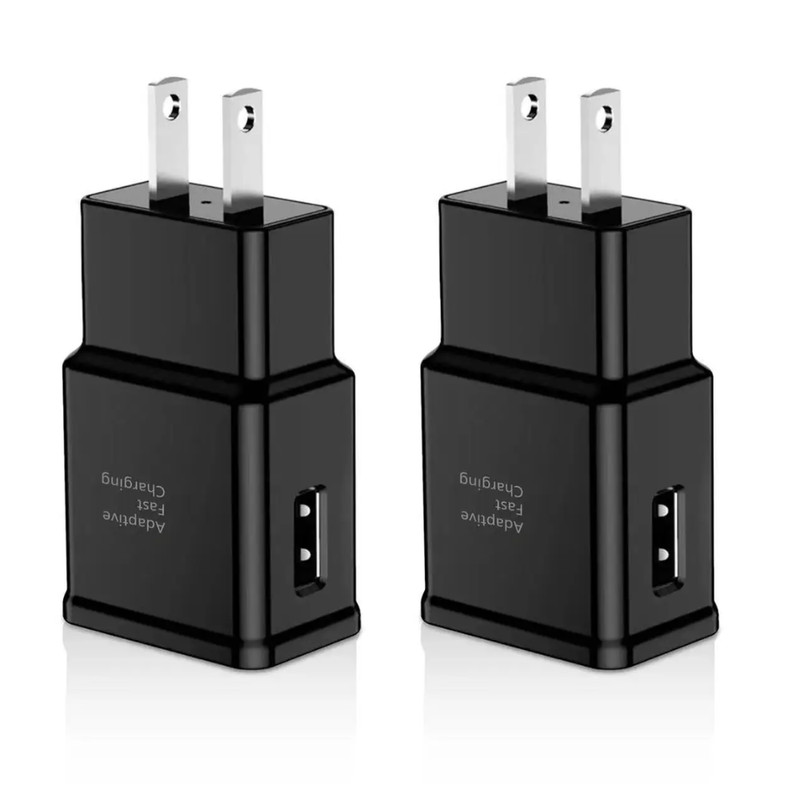 2PCS USB Wall Charger Fast Adapter Block Charging Cube Brick For Samsung Android
