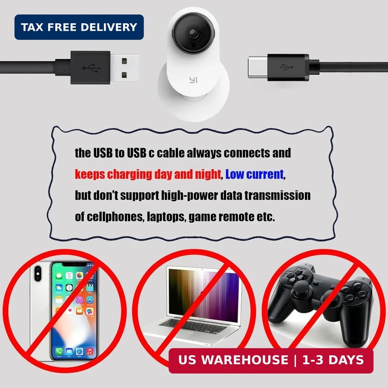USB C Extension Cable 25 FT for Outdoor Camera, Waterproof Charger Cord gallery