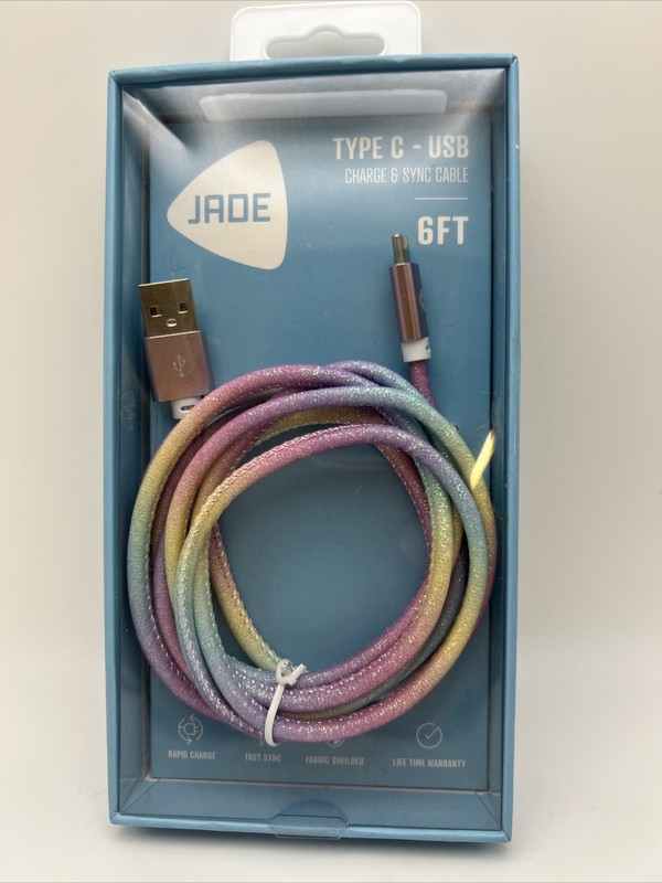 Jade 6FT Rapid Charge Micro USB Charge / Sync Cable – NEW/SEALED
