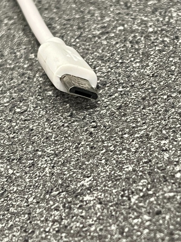 10 in. White Micro USB to USB cord gallery