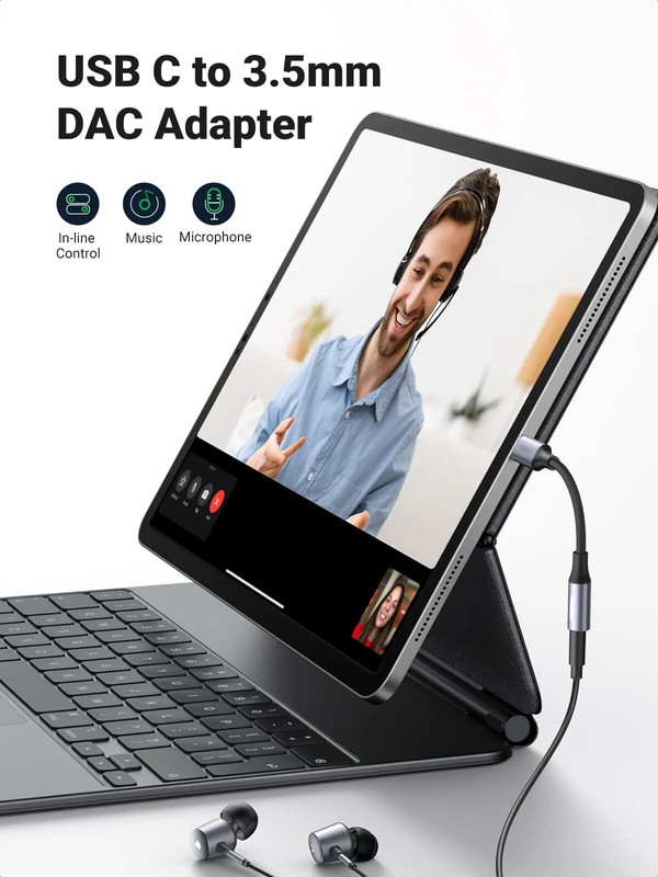 USB-C To 3.5Mm Audio Jack Adapter Samsung iPhone 17 16 15 gallery