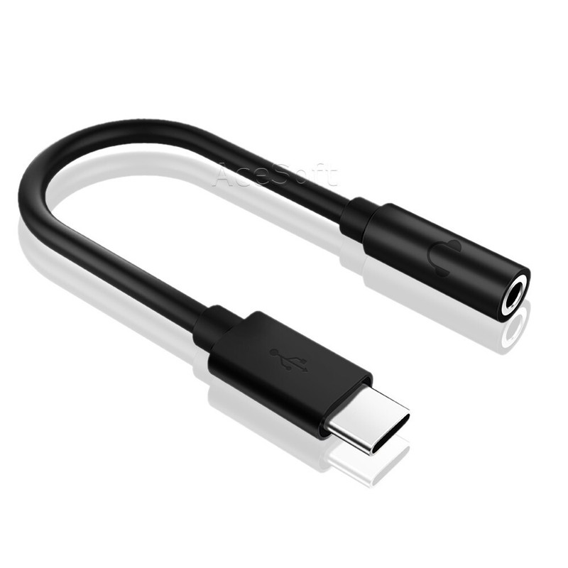 High Security Type C to 3.5mm Audio Adapter Cable DAC Chip f Huawei Magic 2 US