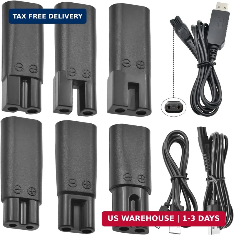 9PCS Type-C Power Cord Replacement Charger USB Adapter Compatible with a variety