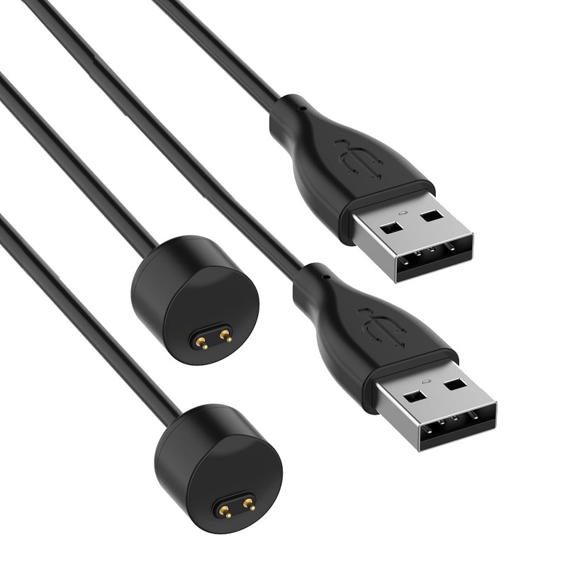 [2-Pack] USB Charger with Xiaomi Mi Band 7 6 5/Amazfit Band 5 Charger USB Cha…