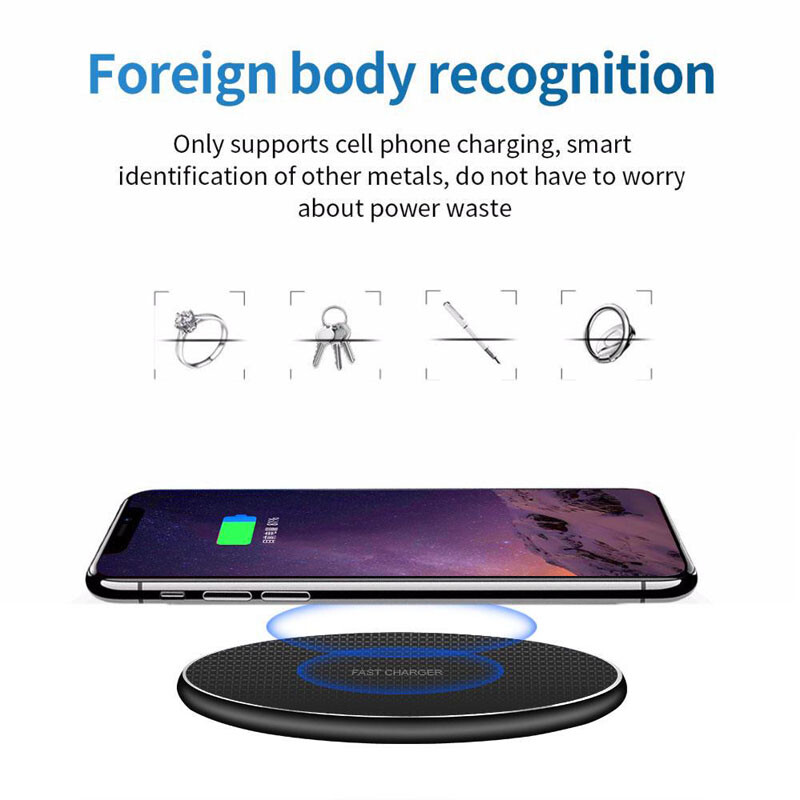 65W Wireless Fast Charger Charging Pad Dock for Samsung iPhone Android Phone gallery