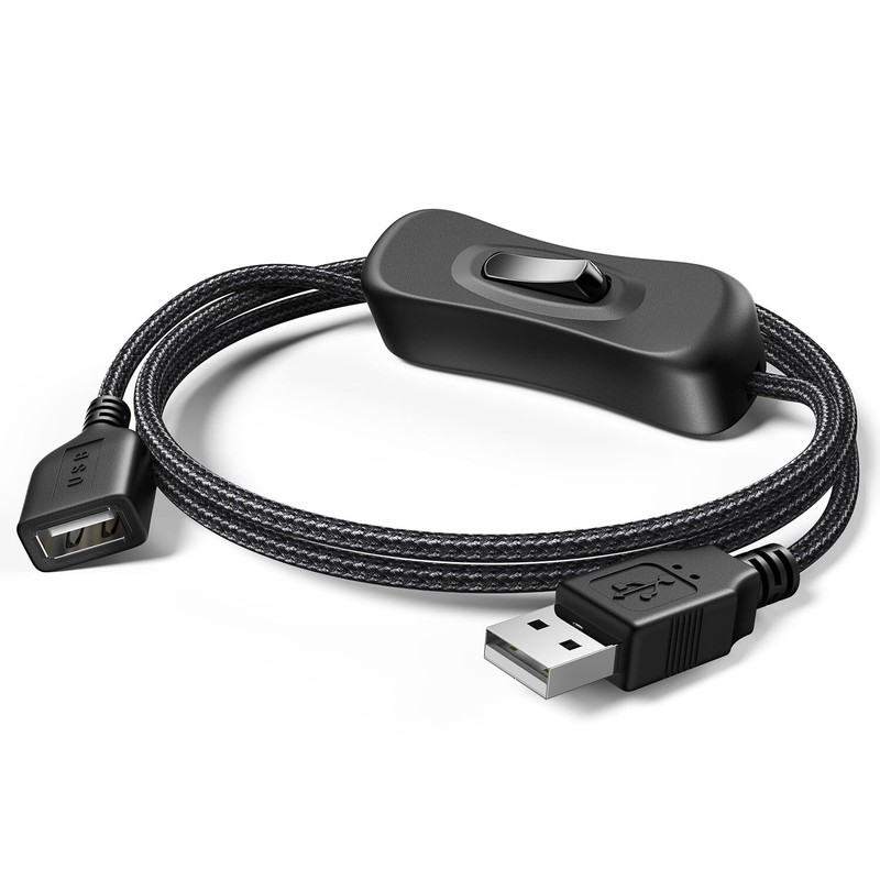 Usb Switch Extension Cable Upgraded Usb Extension Cord With On/off Power Switch