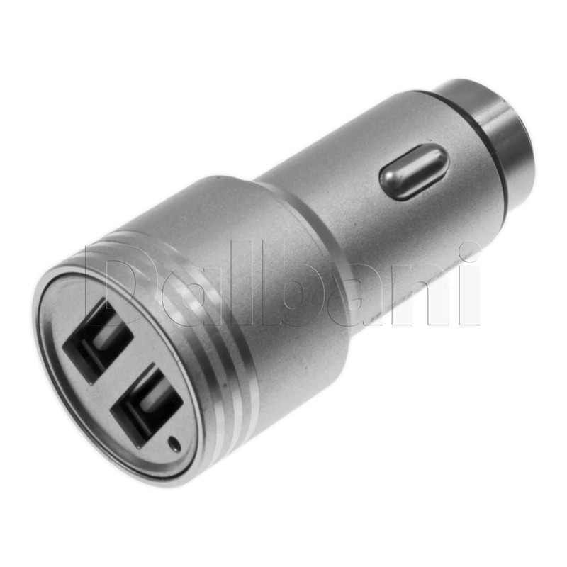 Dual Car Adapter Silver 2.4Ampfor Universal Devices gallery