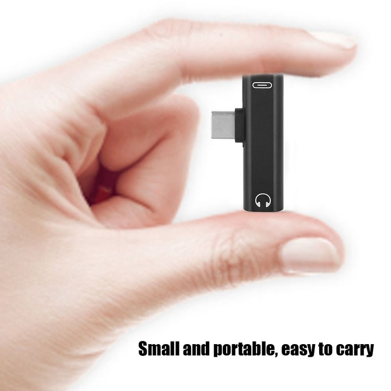2 In 1 Type C Converter With Good Sound Quality For Charging And Calling For gallery