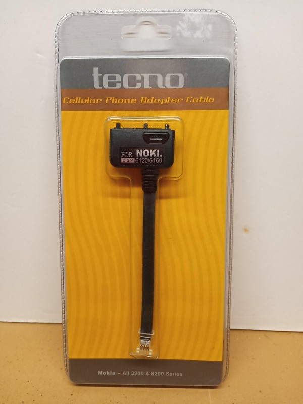 Tecno Cellular Phone Adapter Cable Noki. 6120/6160 For DSP