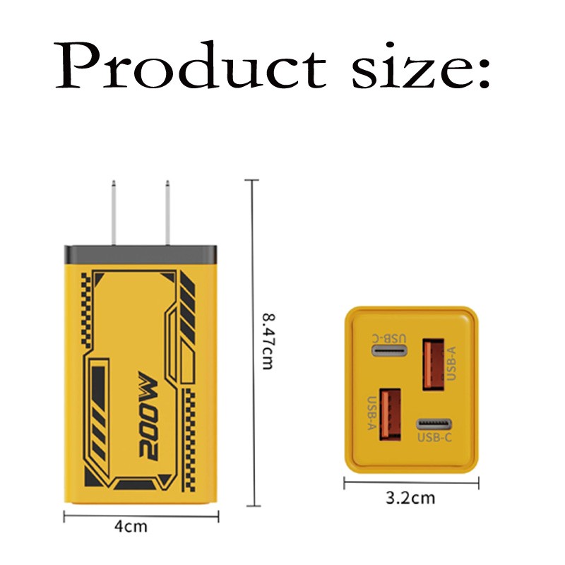 200W Super Fast Type C USB Phone Charger For Samsung A15 A16 5G A17 A35 A56 A27 gallery