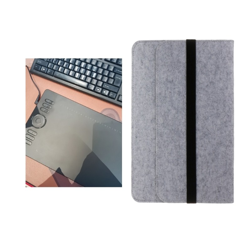 Digital Graphics Drawing Tablets Protective Case Felt Protective Bag for M708 gallery