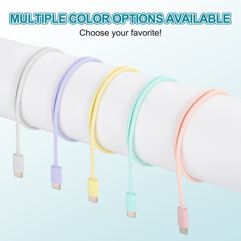6.56ft USB Type C Charger Cable, 2A Type-C to USB A Charging Data Cord Black gallery
