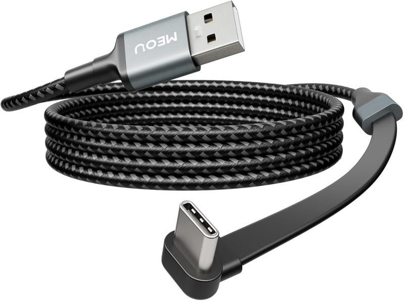 USB to USB C Cable 3.3Ft, 60W USB a to USB C Fast Charging Cable, Right Angle US