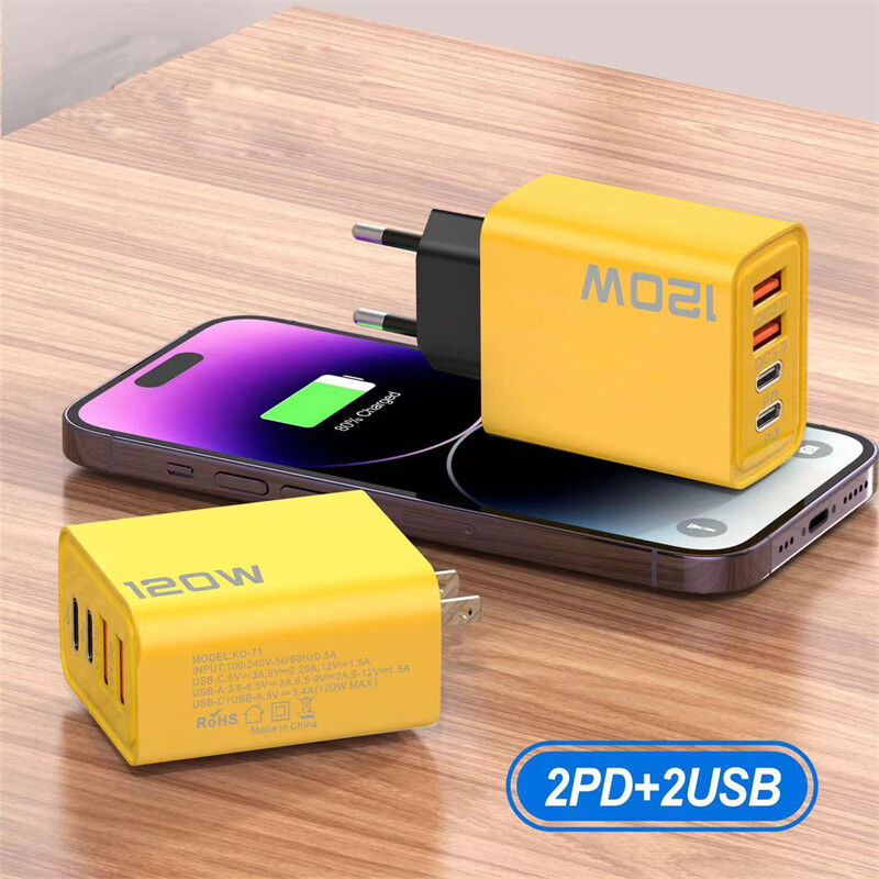 120W Fast Charging USB Type C Wall Charger For iPhone 16 Pro Max 15 14 13 12 11 gallery