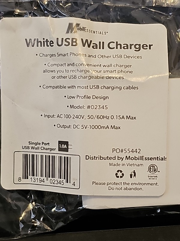 Mobilessentials USB Wall Charger