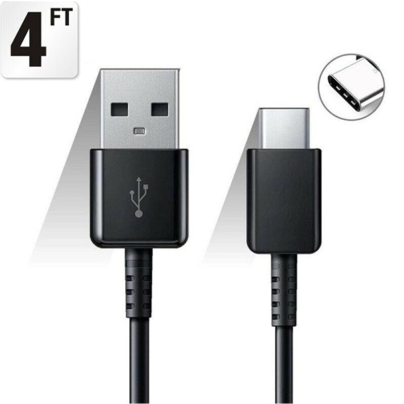 USB Type C Cable Fast Charging For Samsung Series S20+ S10 S9+ S8 Plus Black gallery