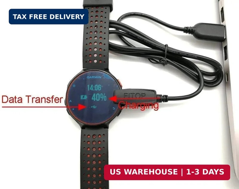 2Pack Charging Cable Compatible with Garmin Lily/Lily2/Approach S20/G10 Forerunn gallery